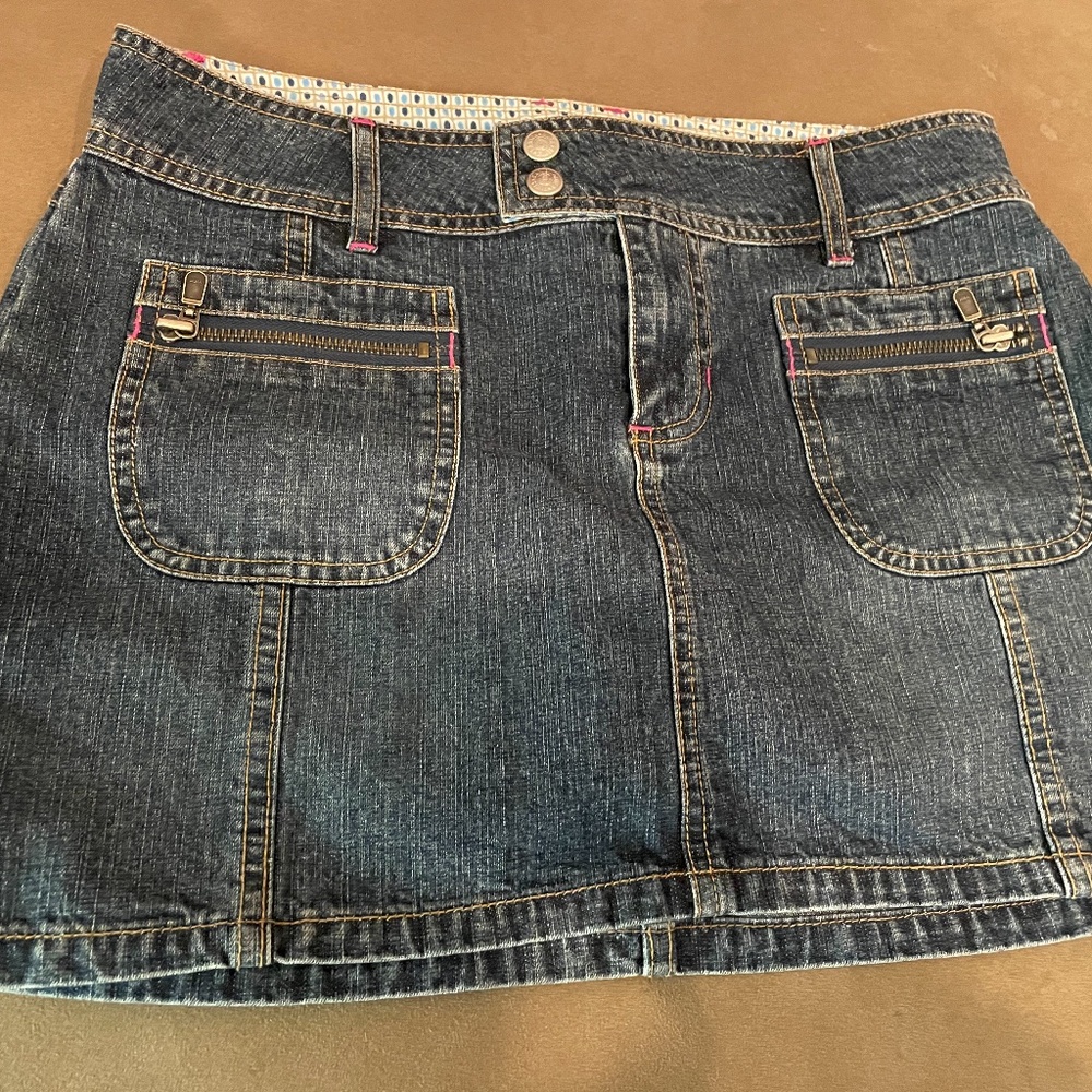 Canyon River mini jean skirt size 7
